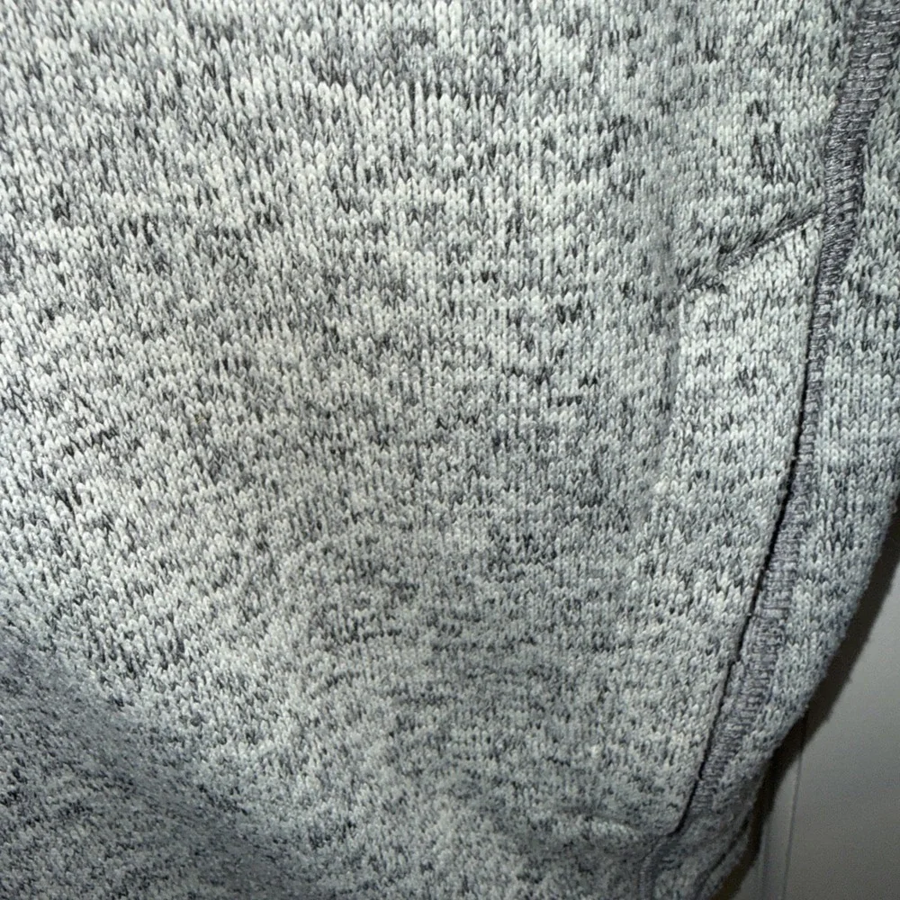 Eddie Bauer Grey Brown Convector Snap‎ Pullover Men's Long Sleeve Fleece Medium - Picture 5 of 8